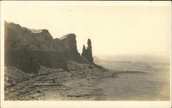 Vast sandstone buttes of the US West Postcard