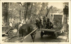 Frontier Days Parade Floats Postcard