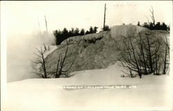 Terrace of Yellowstone Park Wyoming Yellowstone National Park Postcard Postcard Postcard