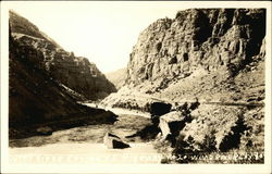 Wind River Canyon - US Highway No. 20 Wyoming Postcard Postcard Postcard