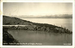 Flathead Lake From North Dayton, MT Postcard Postcard Postcard