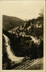 Horse Shoe Curve, Flint Creek Road Postcard