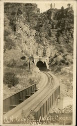 Great Northern Tunnel - Wolf Creek Canyon Helena, MT Postcard Postcard Postcard