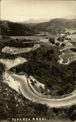 Topanga Road Postcard