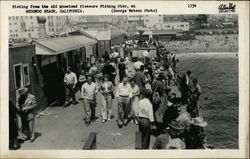 Fishing from Monstead Pleasure Fishing Pier Postcard