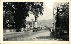 Lincoln Ave., Taken From the Bridge Postcard