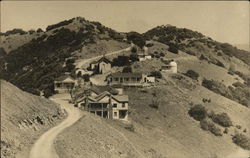 Houses on a Hill Postcard