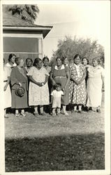 Group of Women and a Small Child Postcard Postcard Postcard