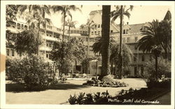 Patio - Hotel del Coronado Postcard