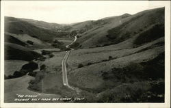 The Ribbon - Highway Half Moon Bay Canon Postcard