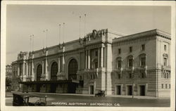 Municipal Auditorium San Francisco, CA Postcard Postcard Postcard