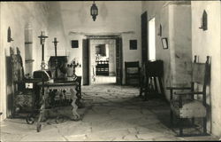 Inside a Room with Stone Floor - Mission? Postcard