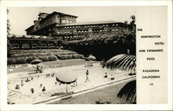 The Huntington Hotel and Swimming Pool Postcard