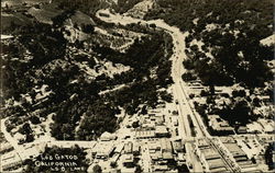 Aerial View Los Gatos, CA Postcard Postcard Postcard