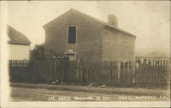 1st Brick Building in California - 1847 Postcard