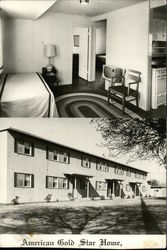 American Gold Star Apartment Home - Exterior & Interior View Postcard