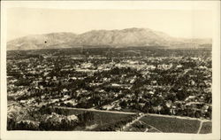 Bird's eye view of the city from Mount Rubidoux Riverside, CA Postcard Postcard Postcard