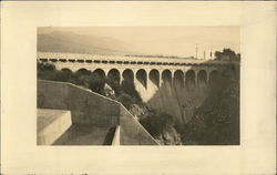 Devil's Gate Dam - Not Yet Complete Postcard