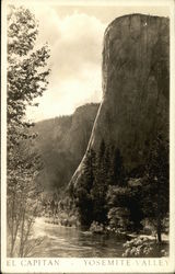 El Capitan Formation California Yosemite National Park Postcard Postcard Postcard