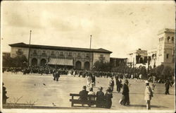 Sacramento Valley Building - Marine Band Performing San Diego, CA Postcard Postcard Postcard