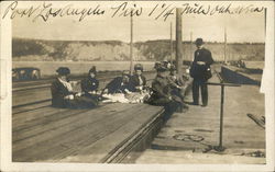 Port Los Angeles Pier California Postcard Postcard Postcard