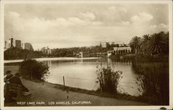 West Lake Park Los Angeles, CA Postcard Postcard Postcard