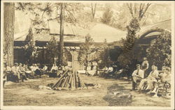 Camp Curry Studio and Soda Fountain Postcard