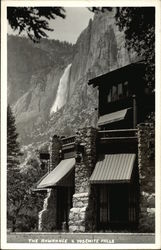 The Ahwahnee and Yosemite Falls Postcard