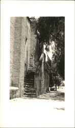 San Gabriel Archangel Mission, Stairway, From Street Los Angeles, CA Postcard Postcard Postcard