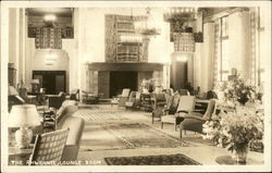 The Ahwahnee Lounge Room Postcard