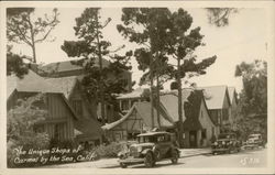 The Unique Shops of Carmel by the Sea, Calif. Postcard