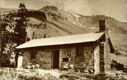 Shasta Alpine Lodge at Horse Camp, Mount Shasta California Postcard Postcard Postcard