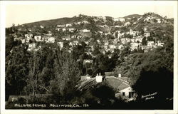 Hillside Homes Hollywood, CA Postcard Postcard Postcard