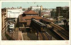 Dudley Street Station, Boston L Railway Massachusetts Postcard Postcard Postcard