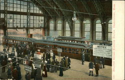 Sullivan Square Elevated Station Postcard