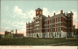 Clark University Worcester, MA Postcard Postcard Postcard