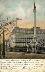 Soldiers & Sailors Monument Postcard