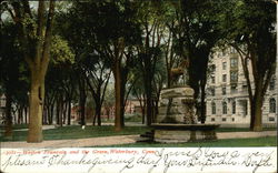 Welton Fountain and the Green Postcard