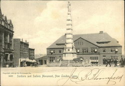 Soldiers and Sailors Monument New London, CT Postcard Postcard Postcard