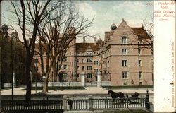 Yale College - Vanderbilt Hall Postcard