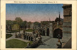 Main Approach to State Capitol Postcard