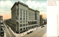 Reading Terminal, 12th and Market Streets Postcard