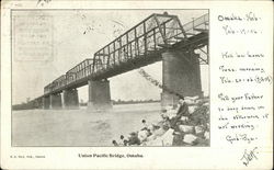 Union Pacific Bridge Omaha, NE Postcard Postcard Postcard