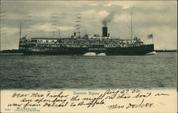 Eastern States Steamers Postcard Postcard Postcard