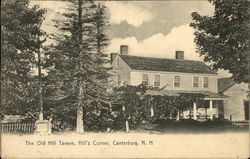 The Old Hill Tavern, Hill's Corner Postcard