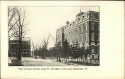 The Loretta Home and St. Joseph's Convent Rutland, VT Postcard Postcard Postcard