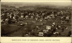 Bird's Eye View of South Section Postcard