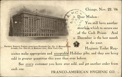 Franco-American Hygienic Co. New York, NY Postcard Postcard Postcard