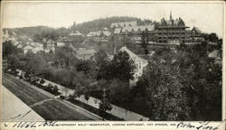 Government Walk - Reservation, Looking Northeast Hot Springs, AR Postcard Postcard Postcard