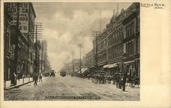 Main Street, Looking South from 3rd Street Little Rock, AR Postcard Postcard Postcard